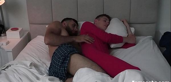  Cuddling Brothers End Up Fucking